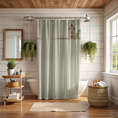 Rideau de douche Cozy Snowfall - Premium