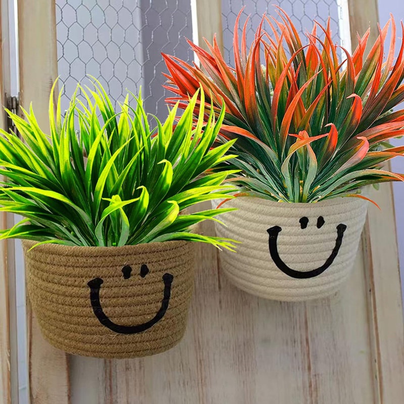 8 pièces de plantes artificielles d'extérieur résistantes aux rayons UV