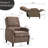  30.3'' Wide Manual Push Back Recliner Chair-84053344