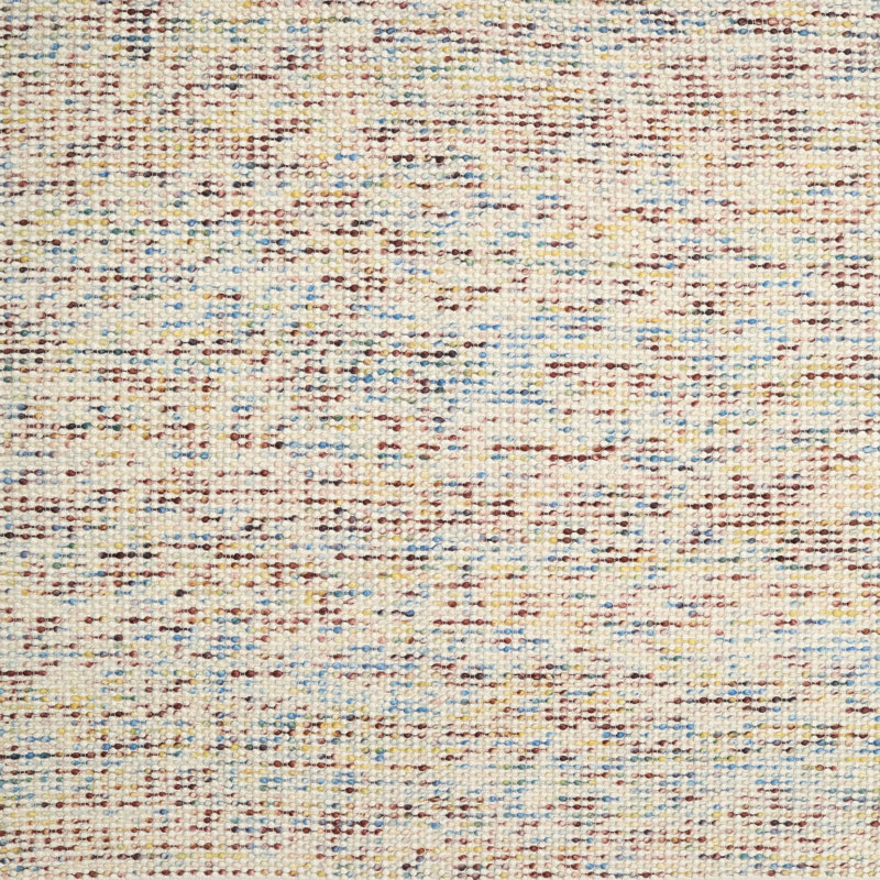 Tapis de zone gris/beige contemporaine, Carré 5 pi