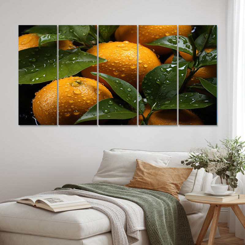 «Fresh Bright Oranges II», 5 pièces