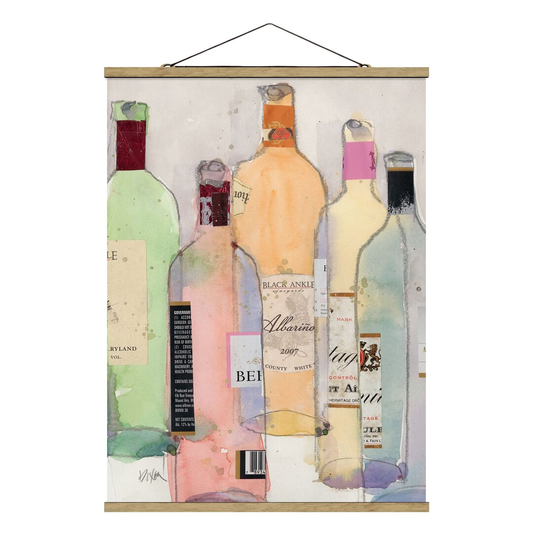 Stoffbild Wine Bottles II