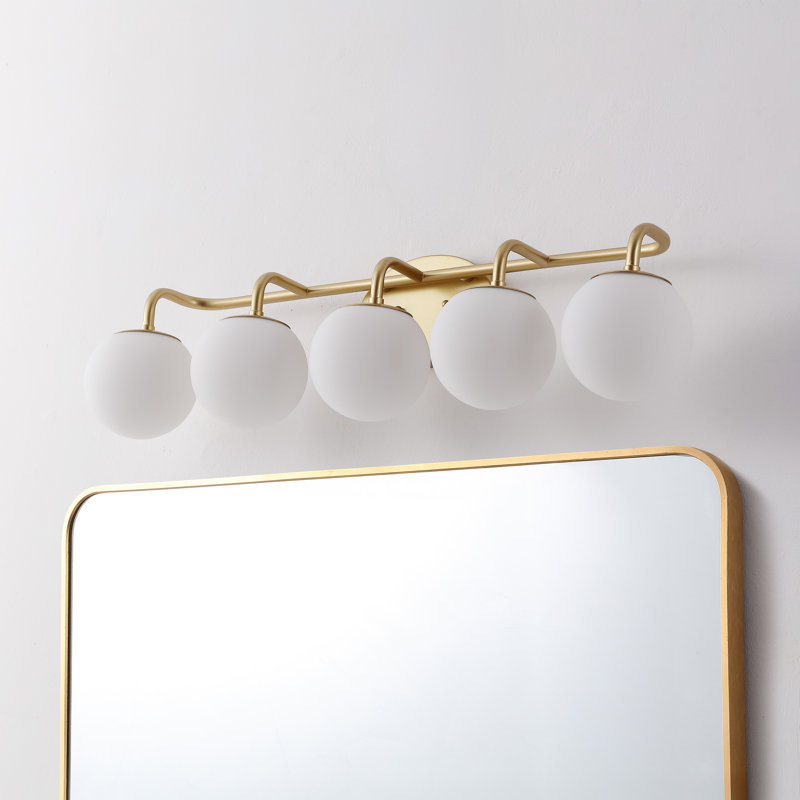Coiffeuse Sommers Louis, Laiton doré, 5 lumières