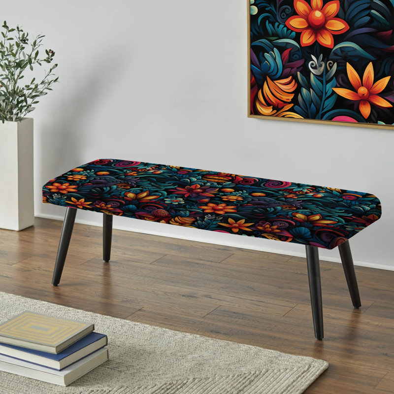 Banc tropical rembourré Tropical Fiesta