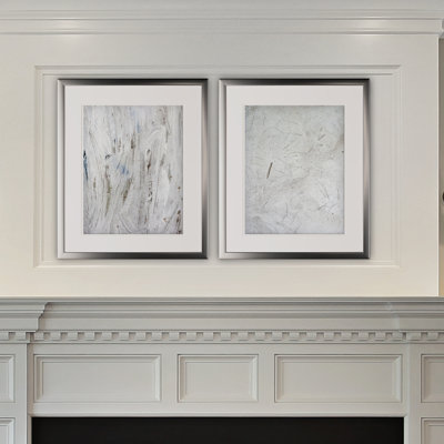« abstract stone i », ensemble de 2 reproductions d’art encadrées