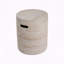 Table d'appoint durable Travertine