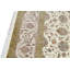 Tapis ivoire et ivoire noué à la main de haute qualité
