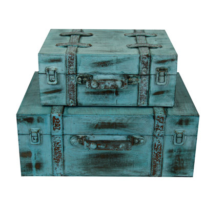 Wooden Decorative Trunk