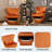2 In 1 Modern Velvet Accent Chair With Free Padded Cushion And Pet Friendly Space-482326612
