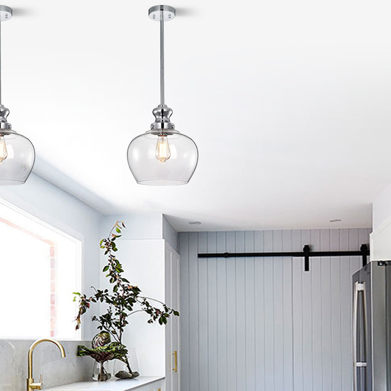Luminaire suspendu en forme de bol à 1 lumière Miron