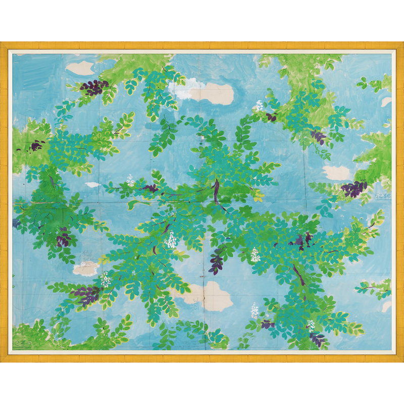 Skylight par Paule Marrot - impression, H 43 po x l 54 po x P 1,25 po, Encadrement doré