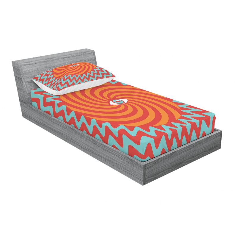 Microfiber Sheet Set, Twin Sheet Set with Fitted Sheet