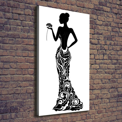 Fashion Illustration - Wrapped Canvas Print