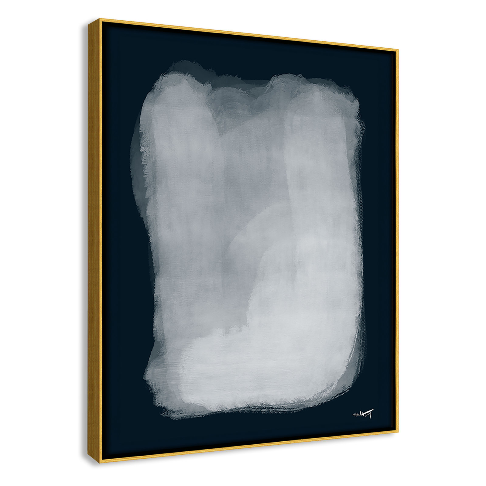 Gelder "Calme 001" Print by N.Atelier, 15.5" H x 12.5" W, Gold