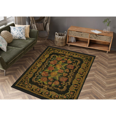 Tapis tissé à franges Karabagh