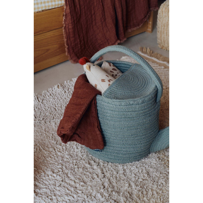 Growing Up On A Farm Handmade Fabric Metal General Basket