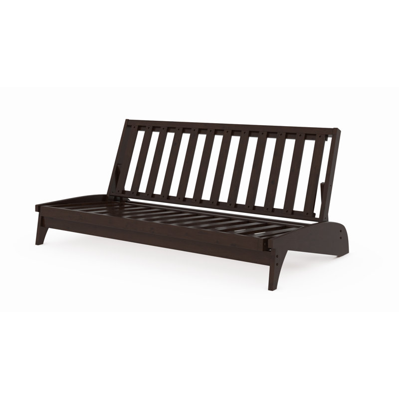 Base de futon 82 po Ebaristo, Noyer noir, Double
