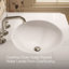 Lavabo de salle de bain rectangulaire sur pied 30 "Claude par Studio McGee-128974313-128974315