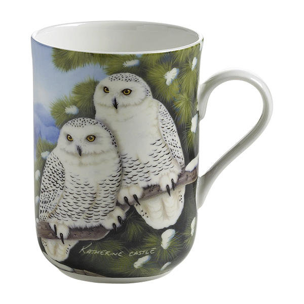 Kaffeebecher Snowy Owl aus Bone China