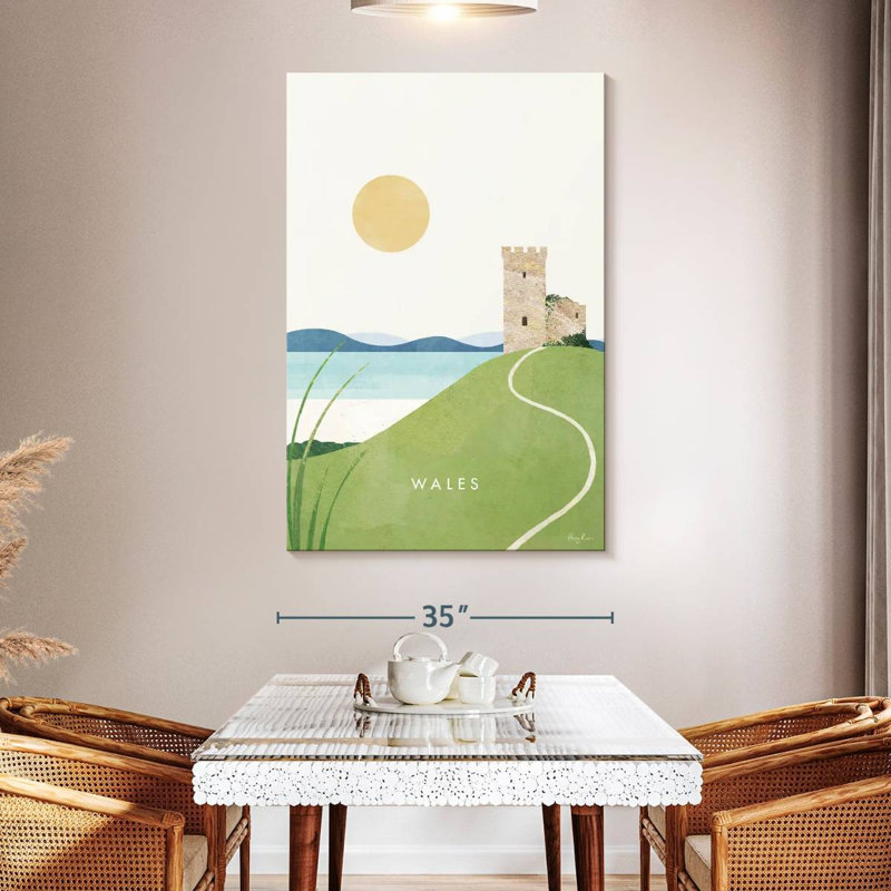 Affiche de voyage rétro Aime, H 30 po x l 20 po