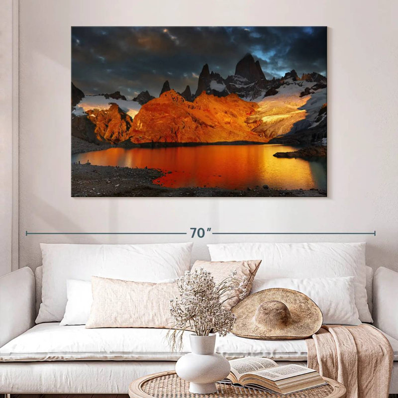 Alvord Mont Fitz Roy, H 34 po x l 51 po