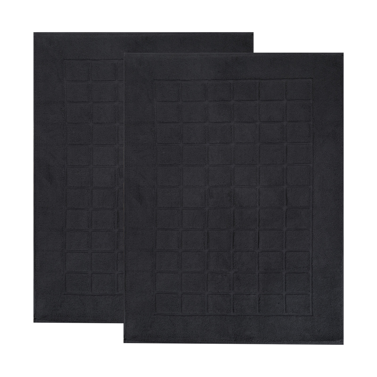 Cotton Bath Mat, Black