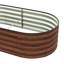 Oval-Shaped Galvanised Steel Raised Garden Bed-562495805-562495792