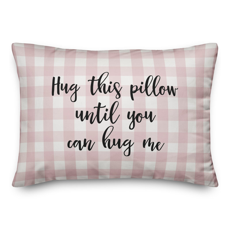  Coussin Hug, Noir / Rose