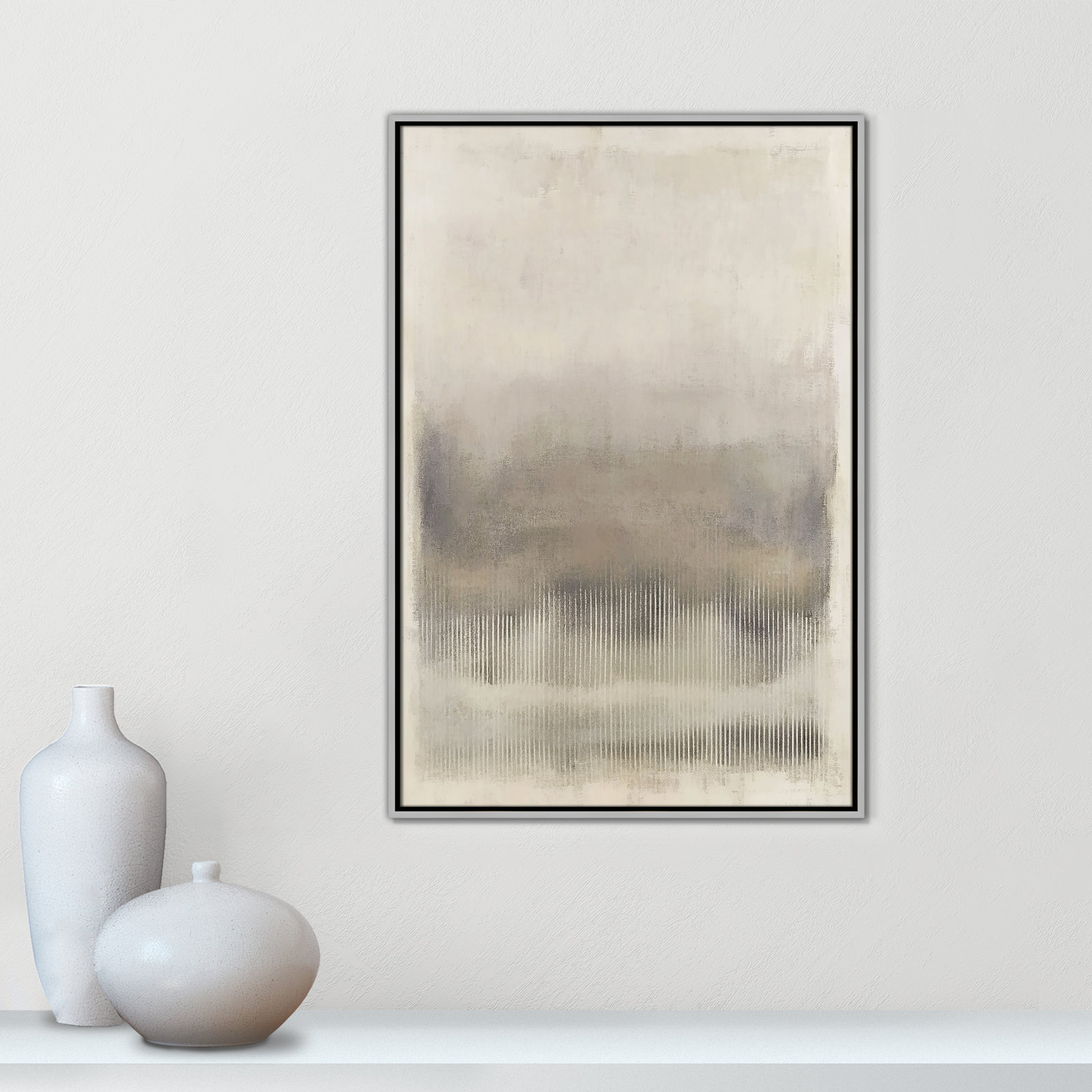 Balanced Silence II Print by Irena Orlov, 37.5" H x 25.5" W, Silver Floater