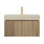 Meuble-lavabo mural simple 30 po avec lavabo-449464748