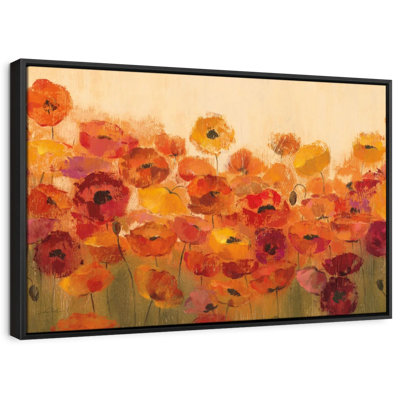 Impression sur toile Vibrant Summer Poppies
