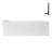 Streamline 66 in. x 32 in. Acrylic Right-Hand Drain Alcove Bathtub in Glossy White With External Drain-108366690