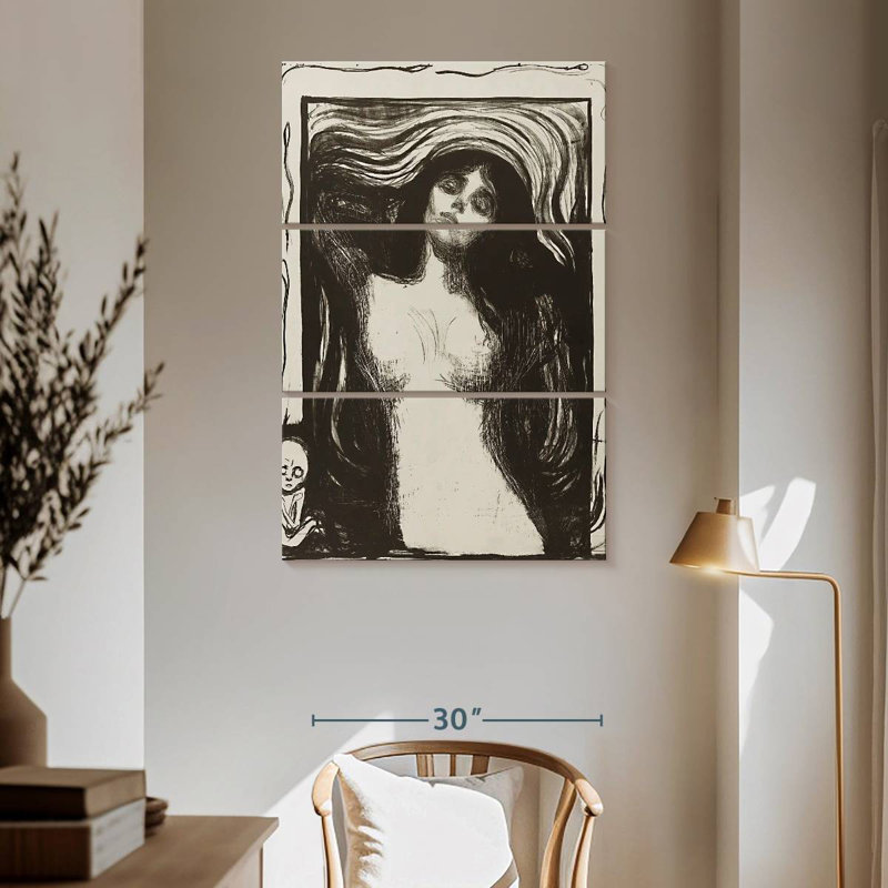 Leisha Madonna Liebendes Weib 1895, H 65 po x l 42 po