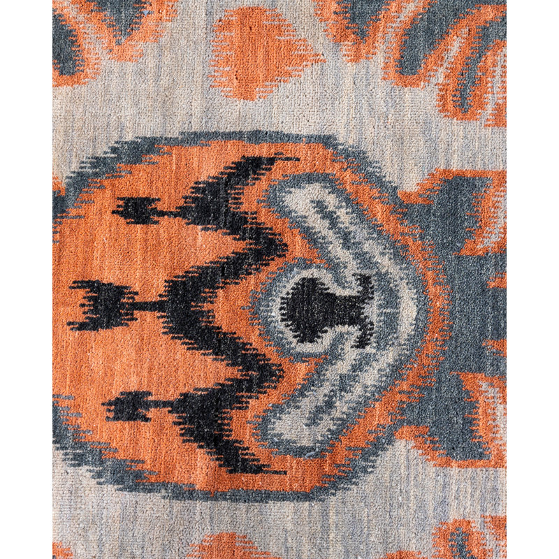 Overdyed One-of-a-Kind 9' x 12'3" Hand Knotted Area Rug