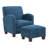 Kaelan Upholstered Club Chair with Ottoman-549938837