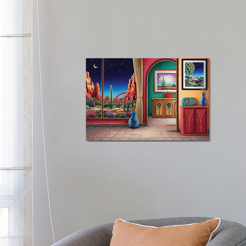 Radio Days XII by Andy Russell - Wrapped Canvas Print