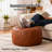 Unfilled Moroccan storage bag footstool