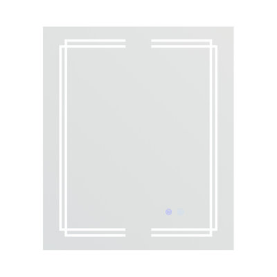 600mm W 700mm H Wall Mounted Required Frameless Medicine Cabinet Mirror Fixed