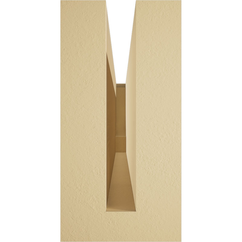 Alpine Signature Urethane Rafter Tail, Primed Tan, 8" H x 42" W x 4" D