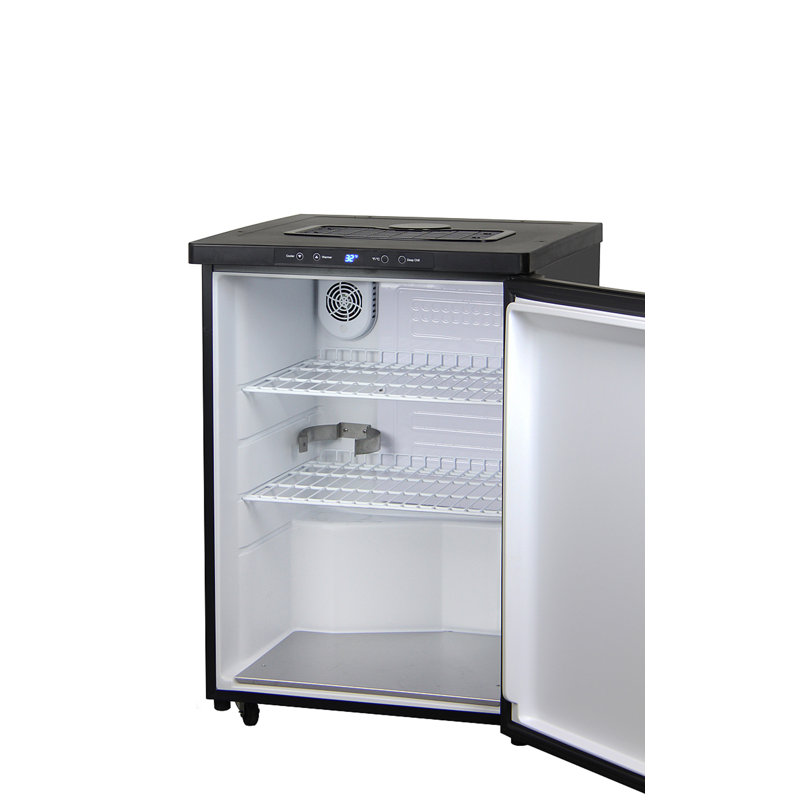 Kegco Black Stainless Steel Freestanding Keg Dispenser