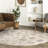 Elverta Medallion Machine Washable Runner Rug for Living Room Bedroom Dining Room Entryway Hallway Kitchen, Beige/Ivory-1682026002
