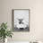 Highland Cow in the Tub BW by Amy Peterson - Picture Frame Print on Glass