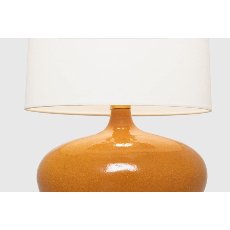 Olinda Table Lamp, Crackled Sienna