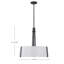 Luminaire suspendu cylindrique à 3 lumières