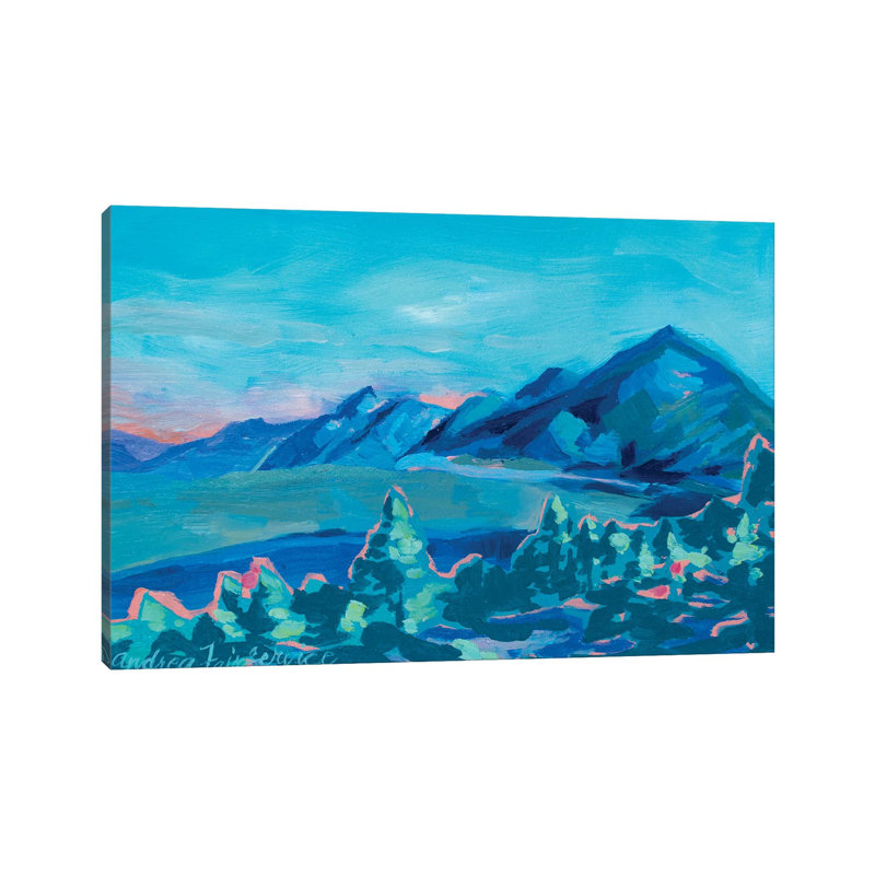 Tahoe Views by Andrea Fairservice - Painting on Canvas, Wrapped Canvas, 66.04 cm H x 45.72 cm W x 3.175 cm D