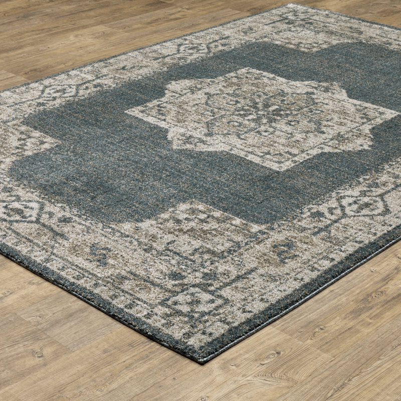 Oriental Indoor Rug, Rectangle 9'10" x 12'10"