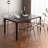 Black Solid back Plastic Chair(Set of 2)