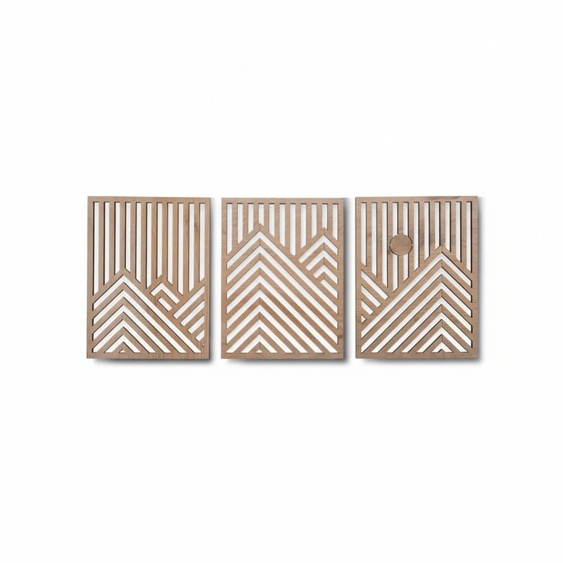 3 Piece No Frame Print
