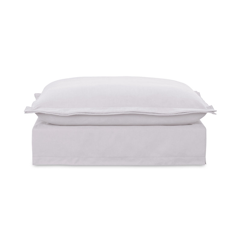OLIVIA Ottoman, White Livesmart®