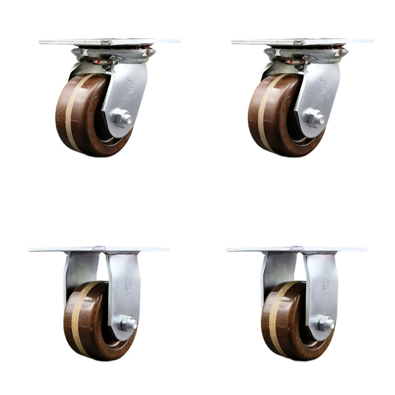 Ensemble de roulettes 4 pièces